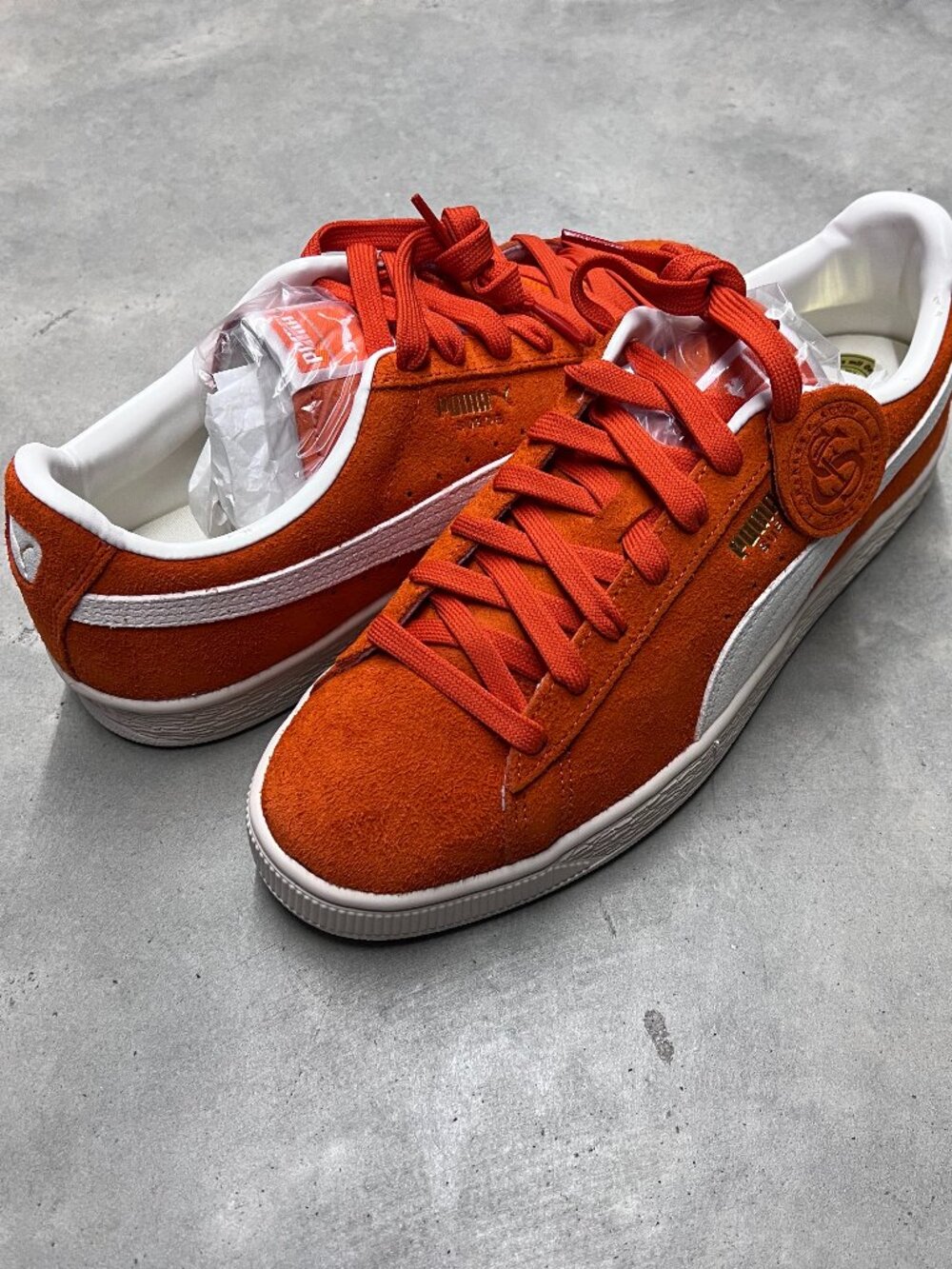 Puma Charles F. Stead x Puma Suede 4 Orange Glo Men's 403766 02 - New